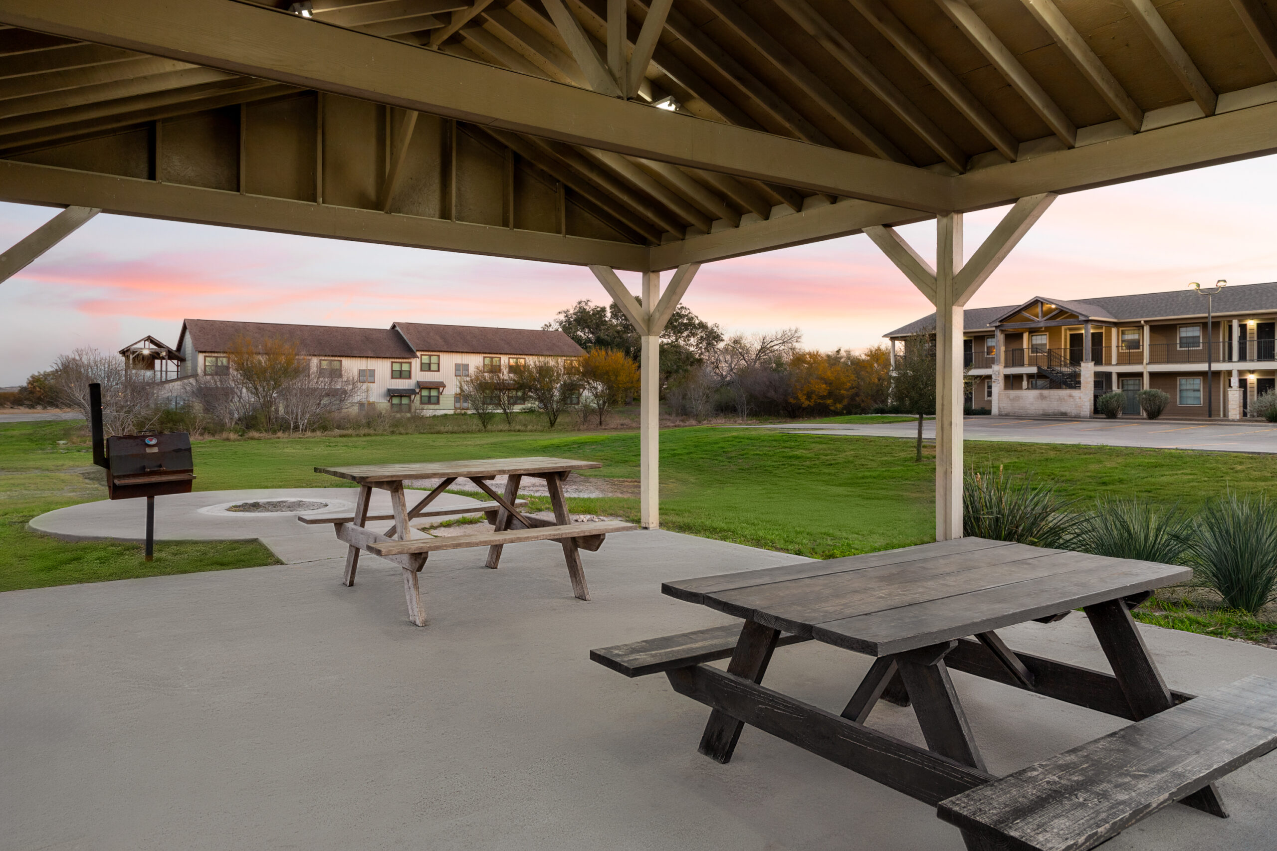 Grill-Picnic Pavillions_Dusk 1